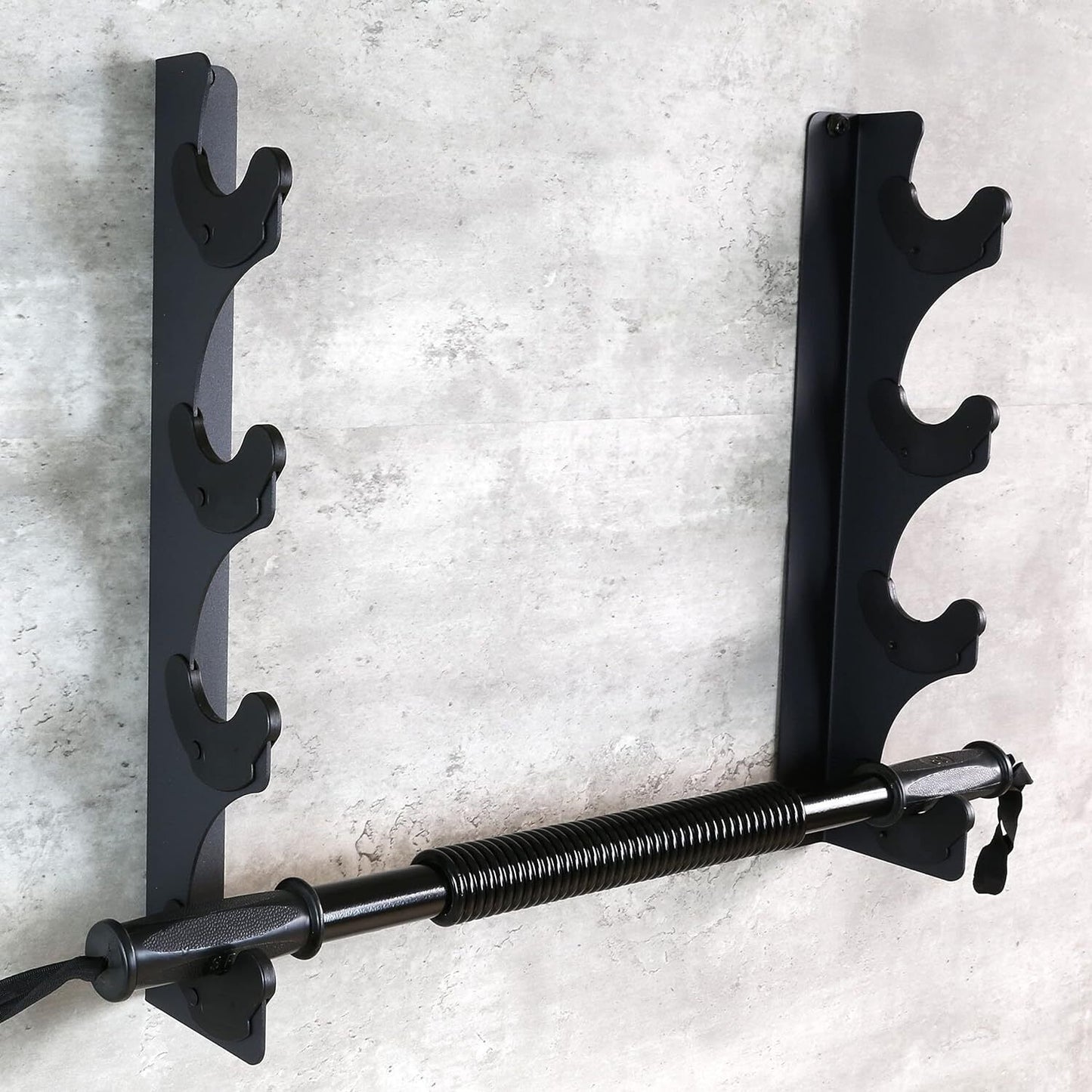 Horizontal Barbell Rack 4 Bars Holder Wall Mounted Barbell Holder Barbells Stora